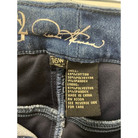 DG2 Gloria Vanderbilt Woman Denim Jeans Size 16W - Picture 4 of 8